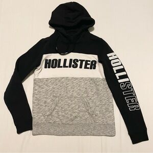Hollister Womens Block Colour Hoodie Sweater Size XS